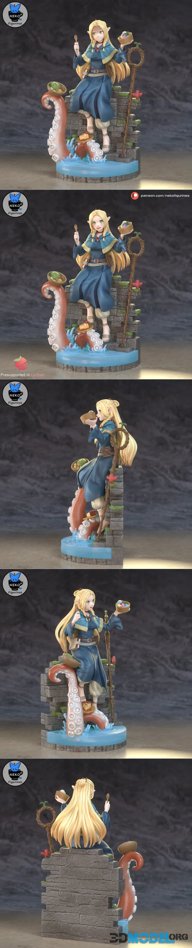Neko Figurines - Marcille – Printable