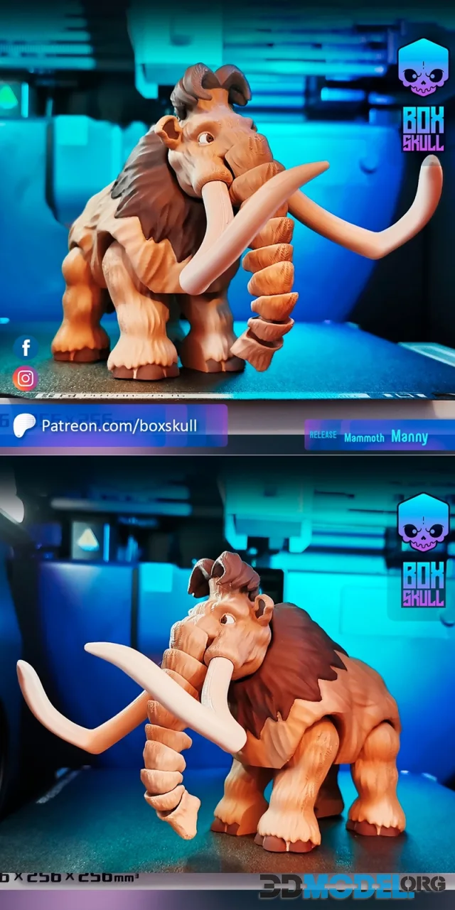 Manny the Mammoth – Printable