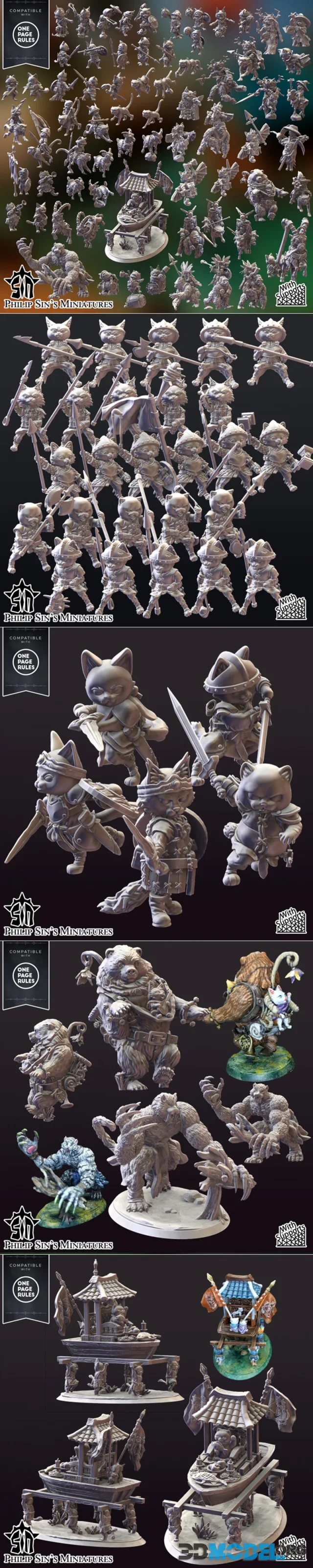Cat Folks of Merrowcove - Omnissiah Releases – Printable