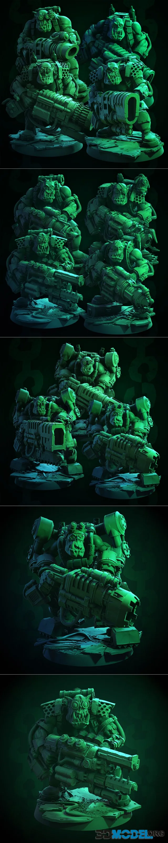 Flazz Gunnaz A-B and Mecha Boosta Suitz – Printable