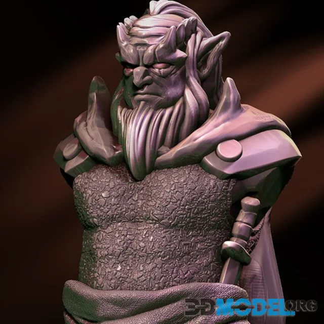 Hudson from Gargoyles Bust – Printable