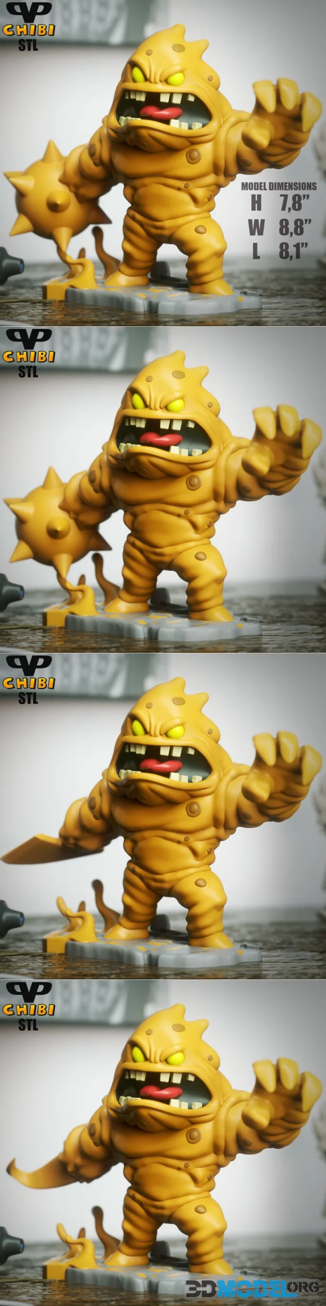 Clayface Chibi – Printable
