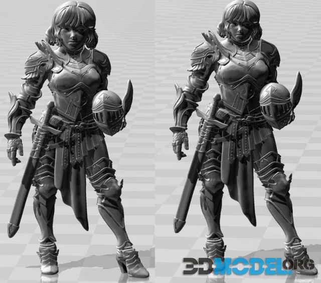 Svanielle - Captain of the Guard – Printable