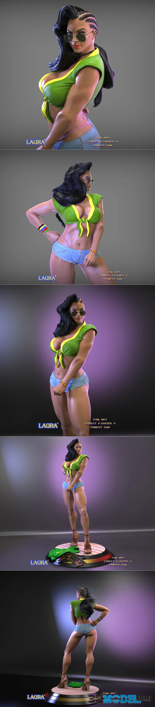 Laura Matsuda from Street Fighter V – Printable