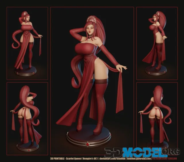 Texelion - Scarlet Queen – Printable