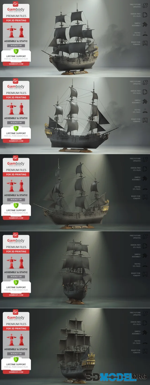 Gambody - Black Pearl – Printable