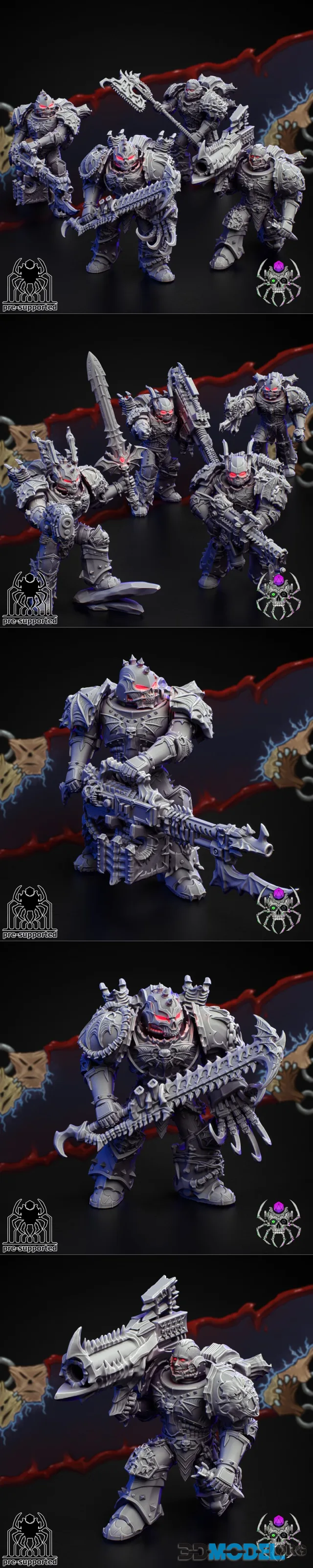 Nightmare Harbringers Battle Squad (Build Kit) – Printable