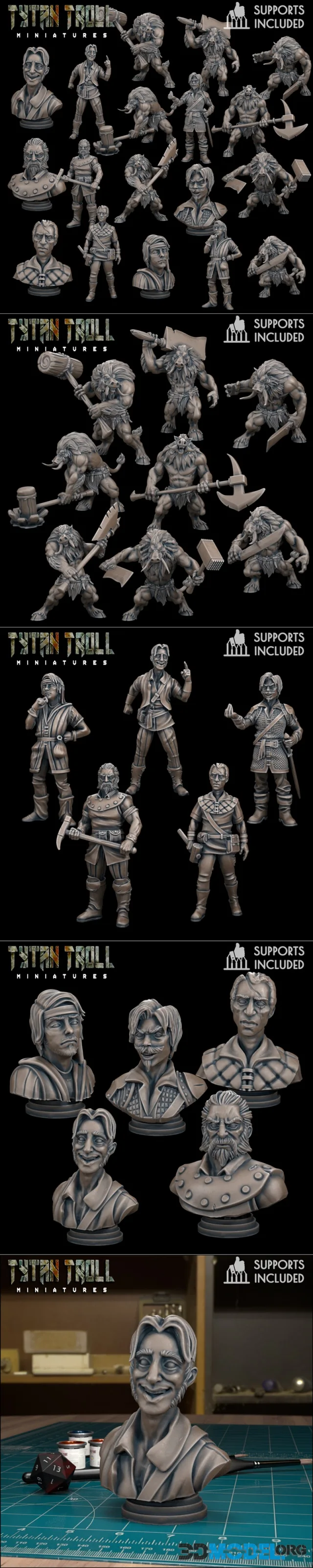TytanTroll Miniatures April 2024 – Printable
