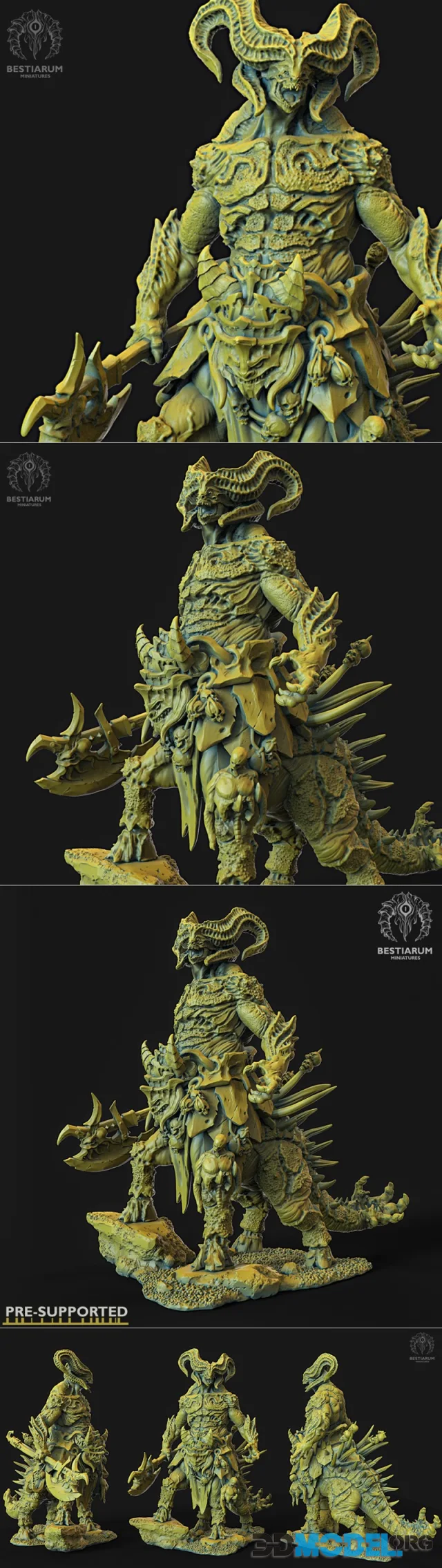 Bestiarum Miniatures - Gorm the Destroyer – Printable