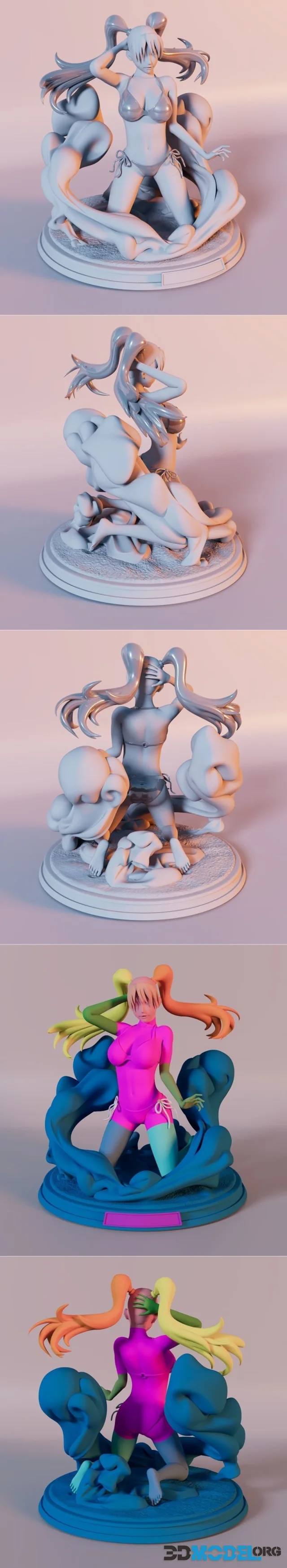 Naruto Sexy Jutsu Statue – Printable