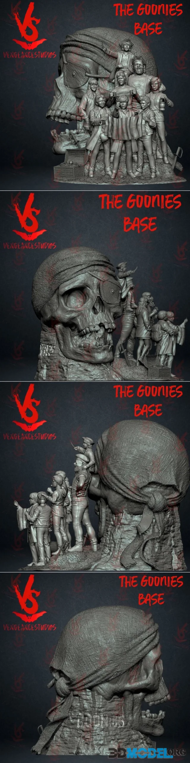 Vengeancestudios - Goonies Diorama Base – Printable