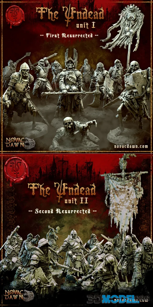 The Undead - Unit I - First Resurrected and Unit II - Second Resurrected – Printable