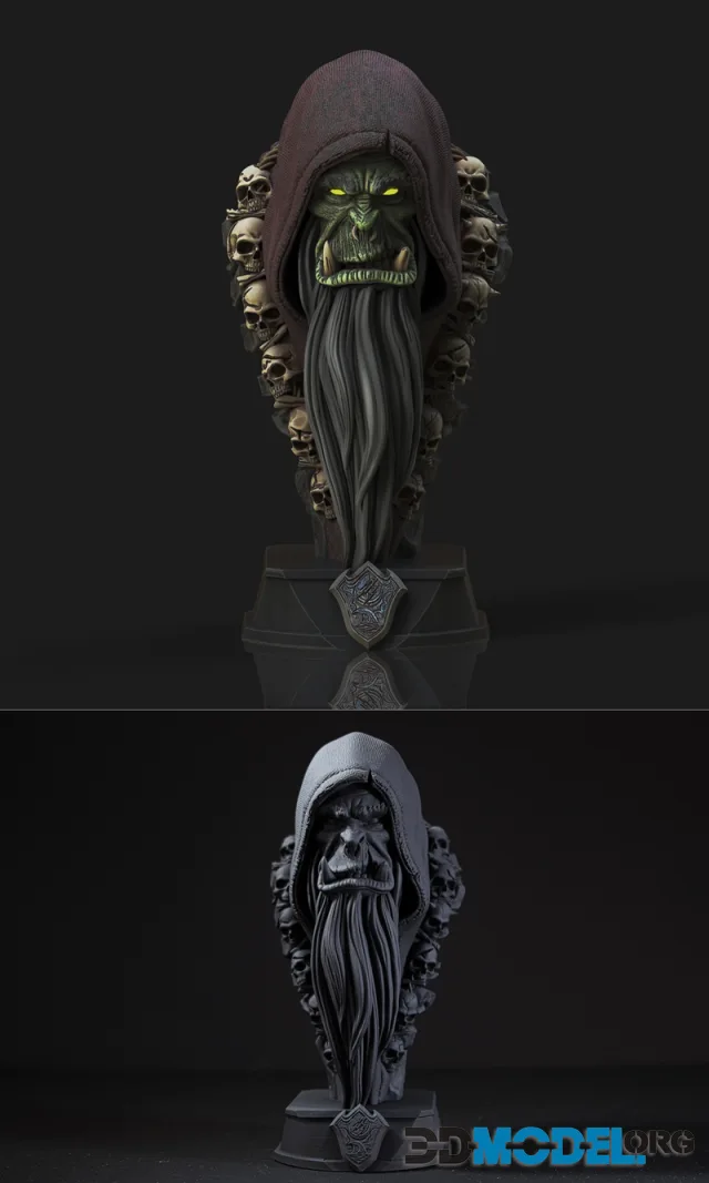 Gul'dan Bust – Printable