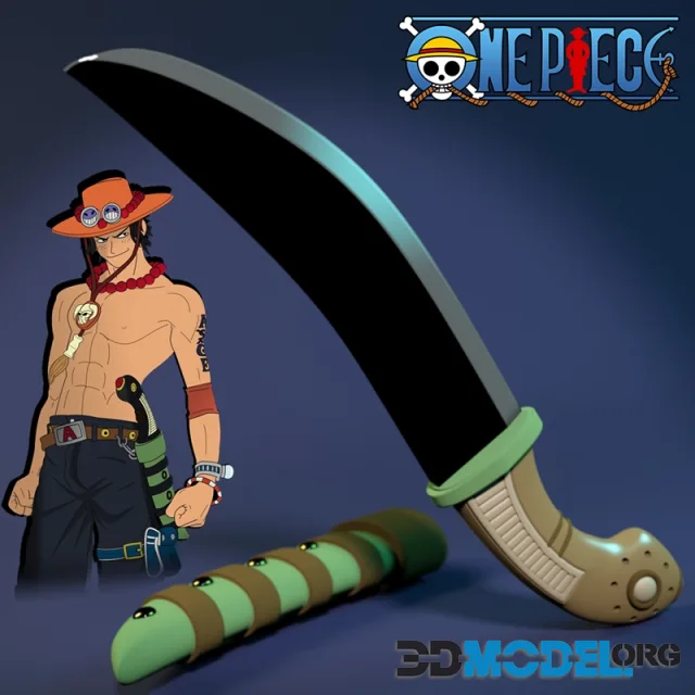 Ace Dagger - One Piece – Printable