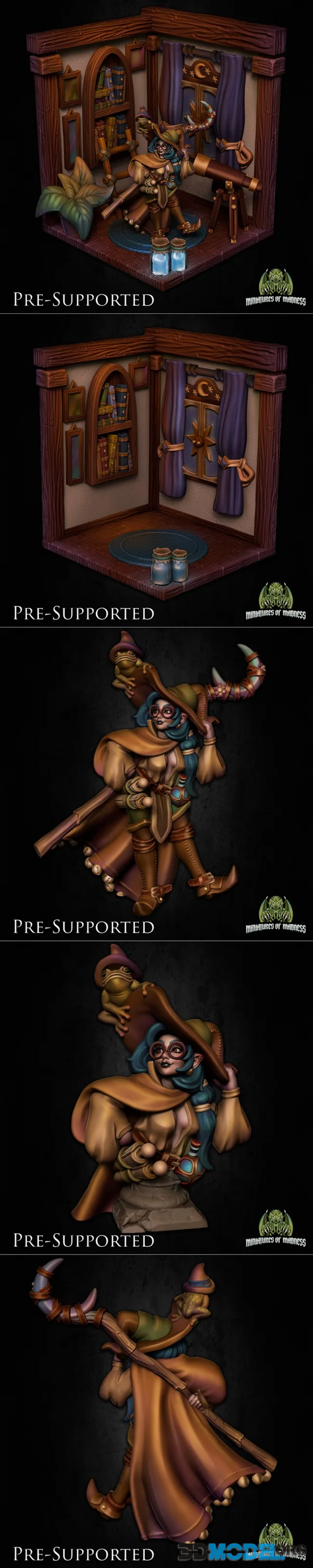 Ruby The Witch Diorama – Printable