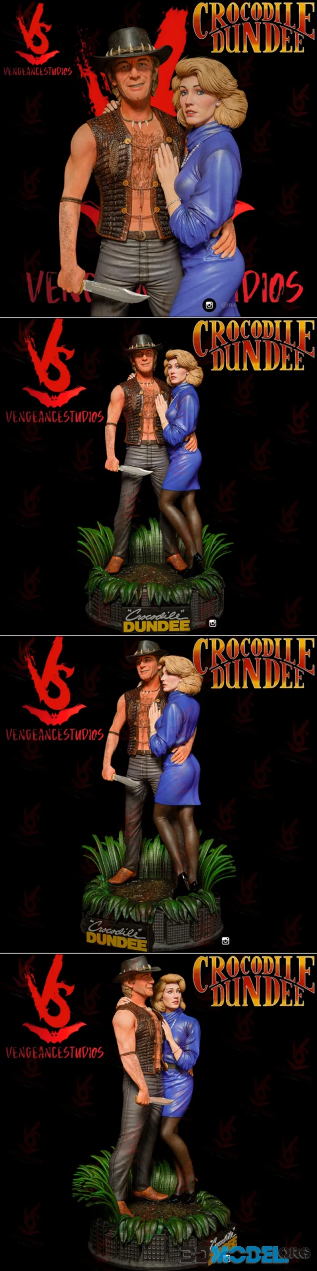 Vengeancestudios - Crocodile Dundee – Printable