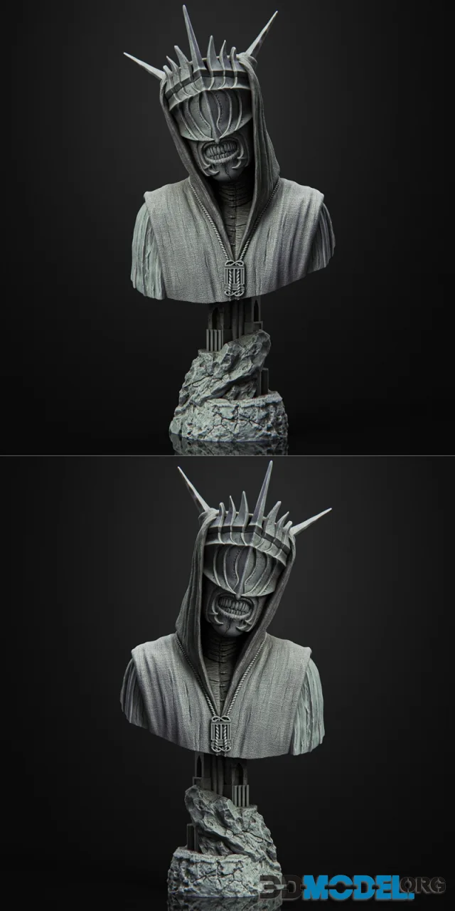 Mouth of Sauron bust – Printable