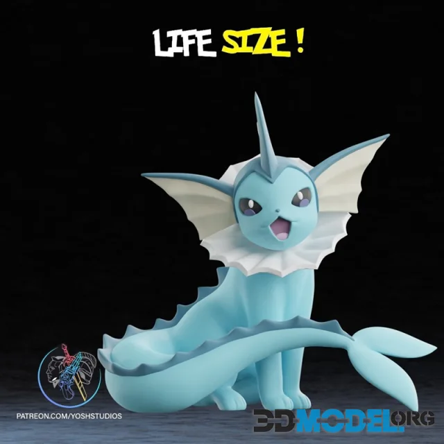 Yosh Studios - Life Sized Vaporeon – Printable