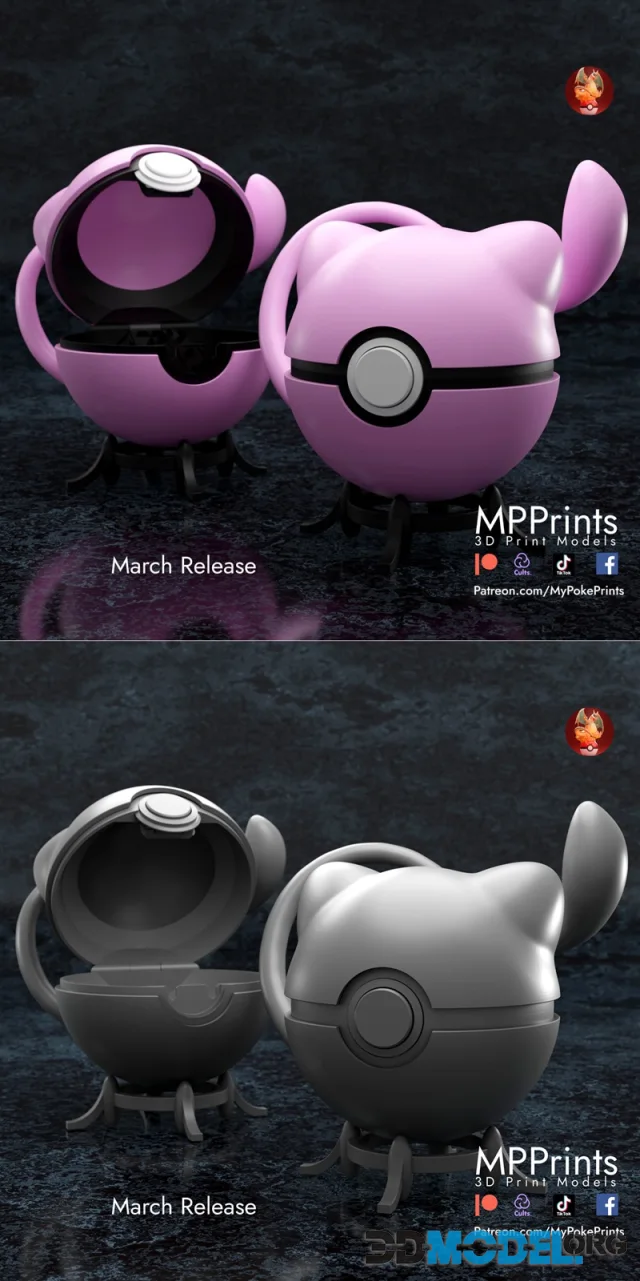 Mew Pokeball – Printable