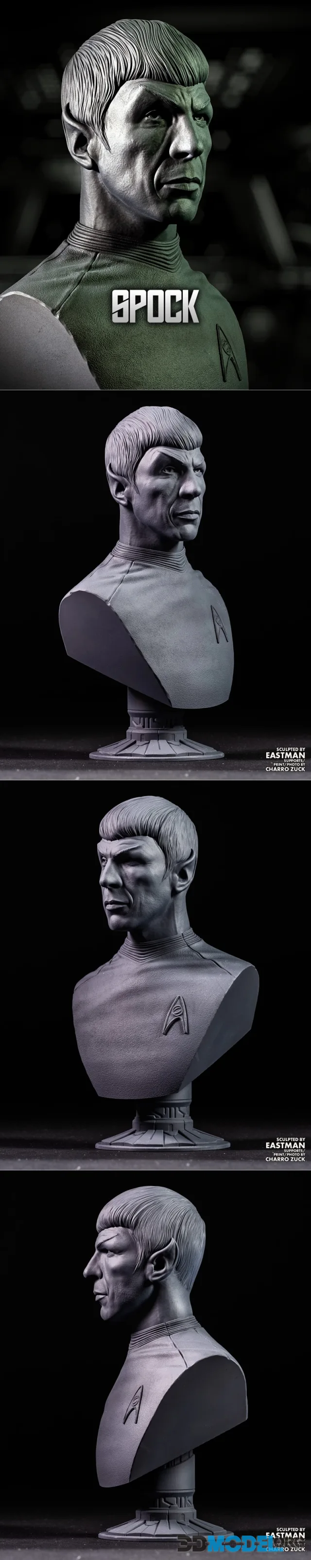 Spock Bust – Printable