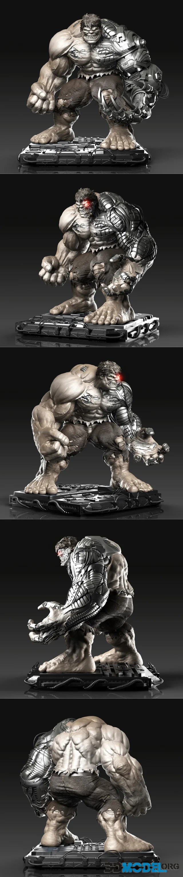 Cyborg Hulk – Printable
