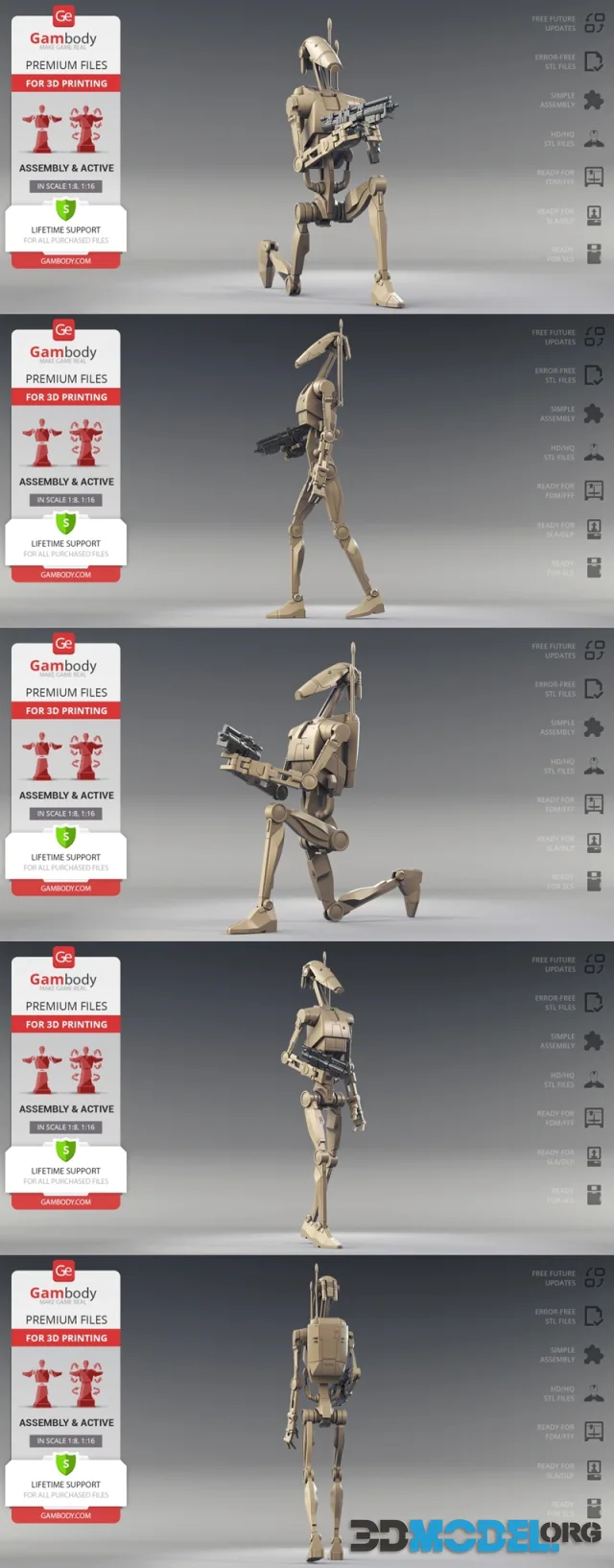Gambody - B1 Battle Droid – Printable