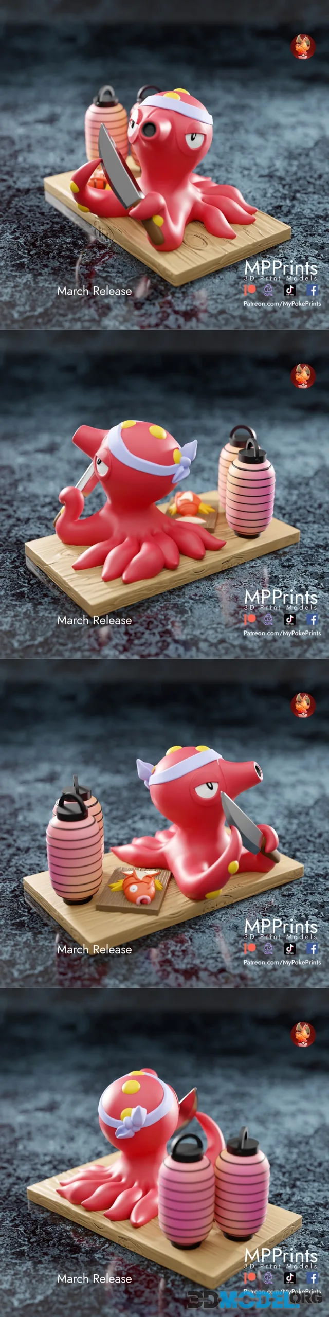 Sushi Chef Octilary – Printable