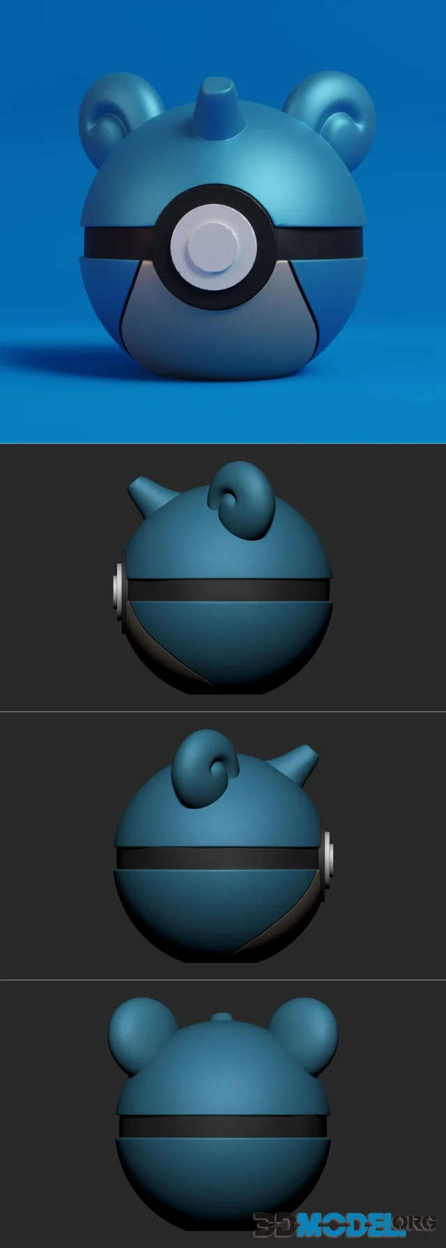 Pokemon Lapras Pokeball – Printable