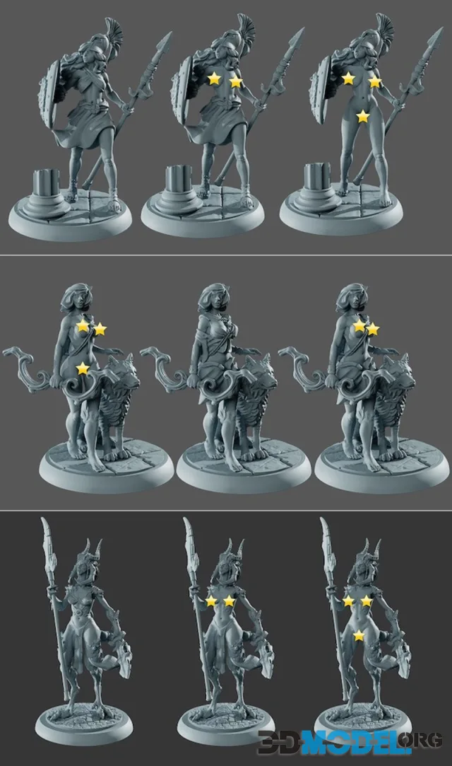 Athena and Artemis and Aradia – Printable