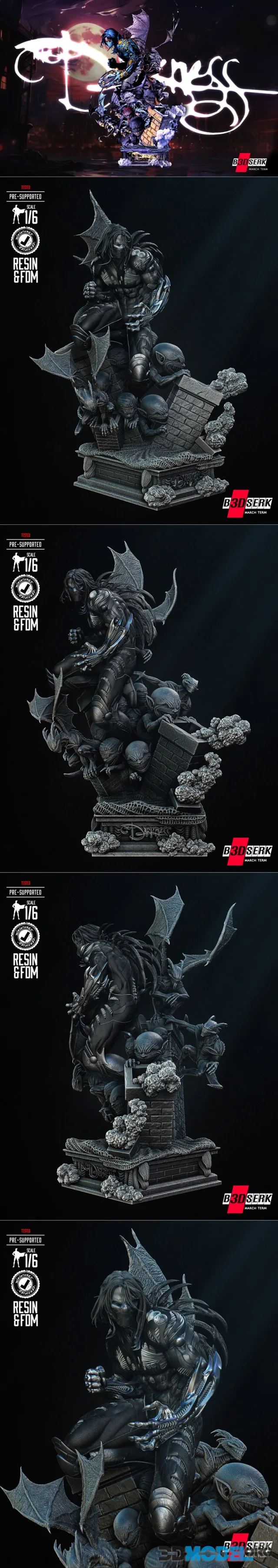 B3DSERK - The Darkness Sculpture – Printable