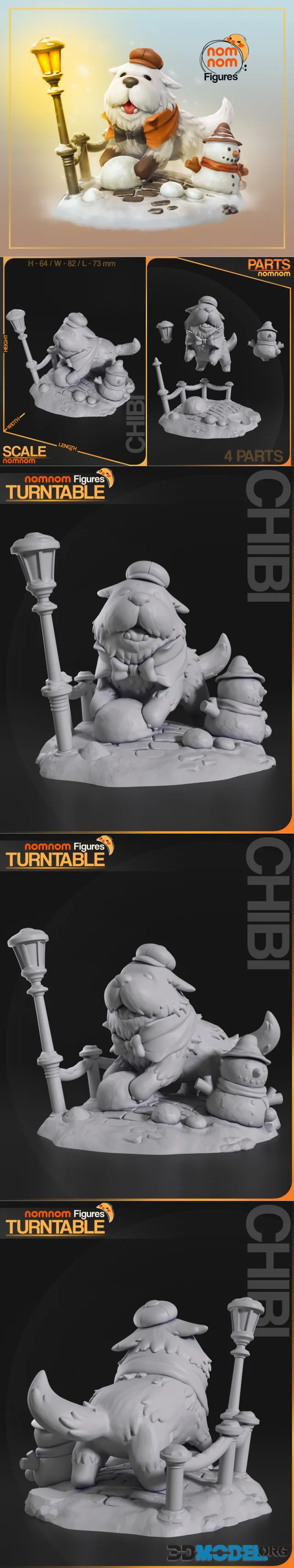 Nomnom Figures - Chibi Bond – Printable