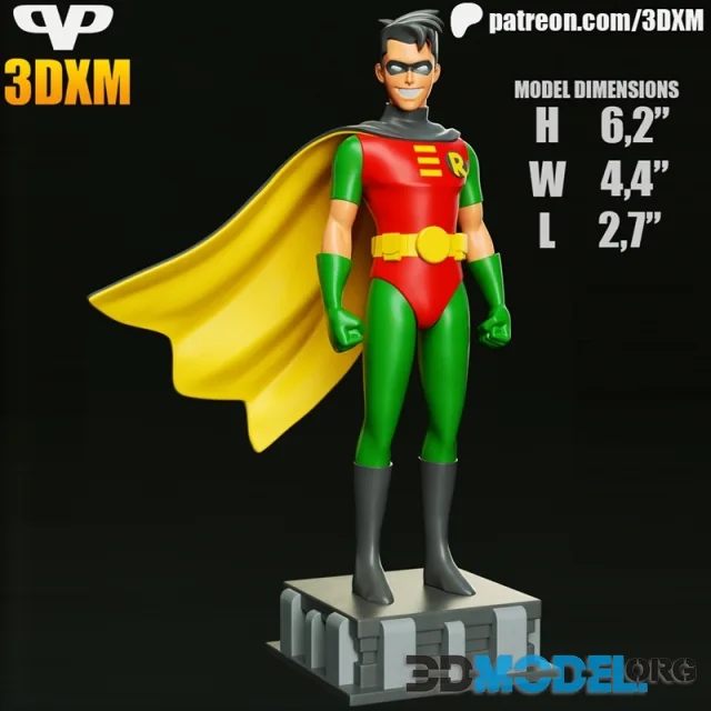 3DXM - Robin Animated – Printable