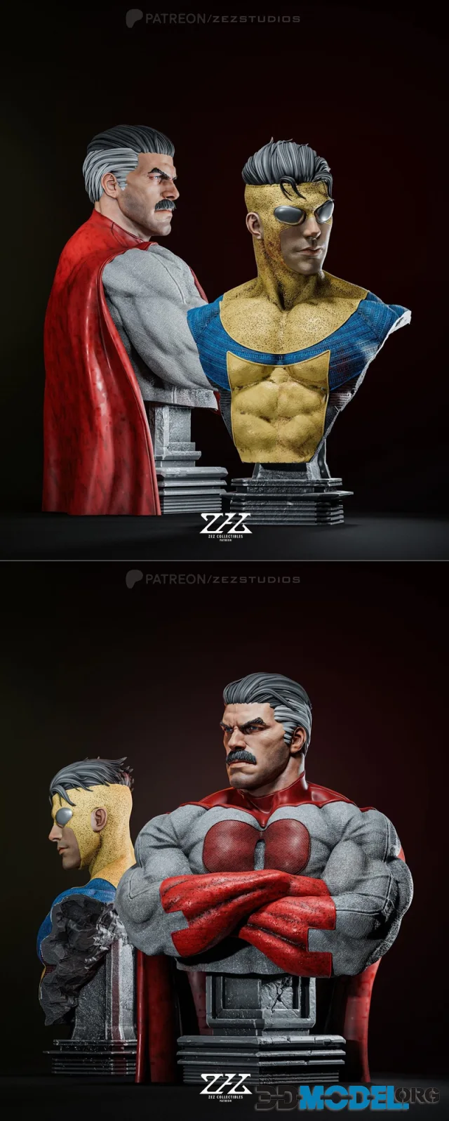 ZEZ Studio - Invincible Bust – Printable