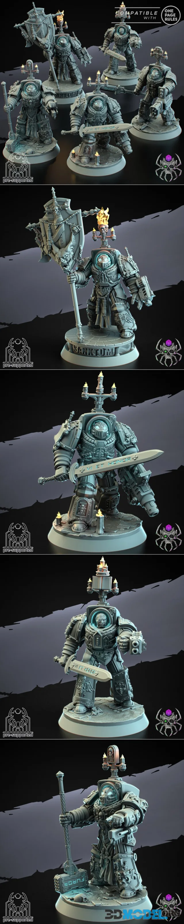 Demon Hunters Heavy Armor Squad – Printable