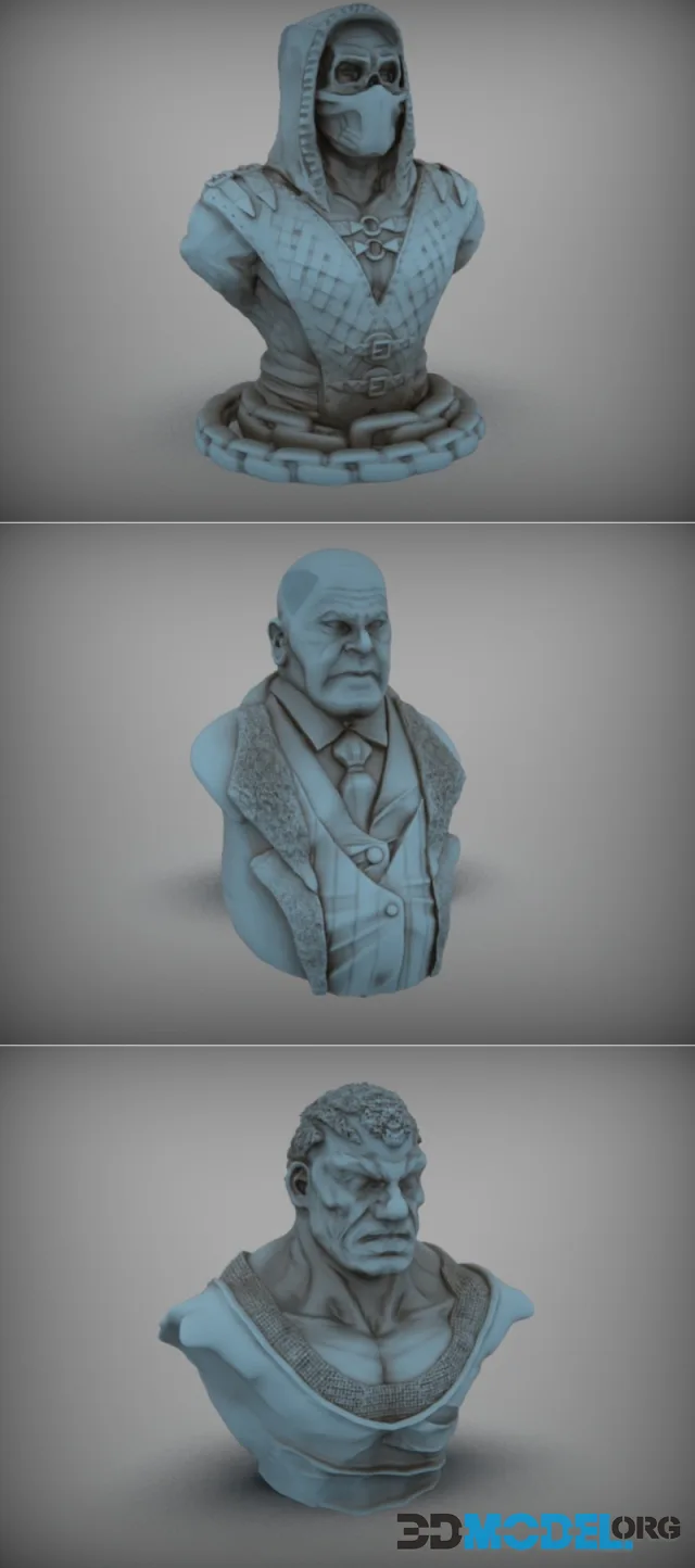 Scorpion and Kingpin and Balrog – Printable
