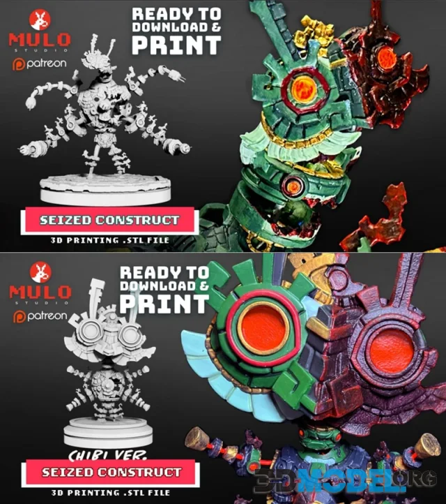 Seized Construct and Chibi Seized Construct – Printable