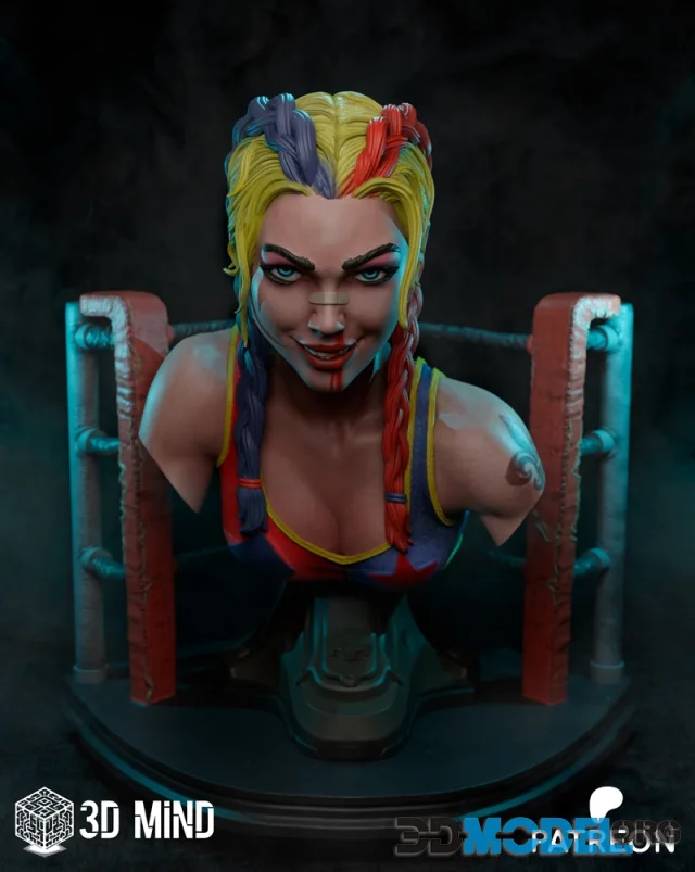 3D Mind - Harley Bust – Printable