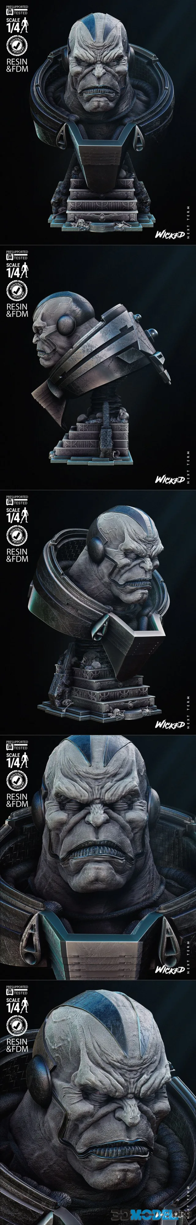Wicked - Apocalypsis Portrait Bust – Printable
