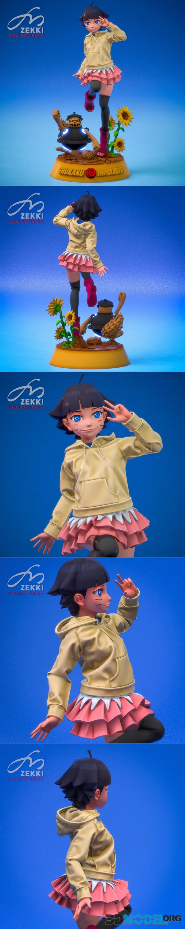 Himawari x Shukaku - from Boruto Naruto Next Generations – Printable