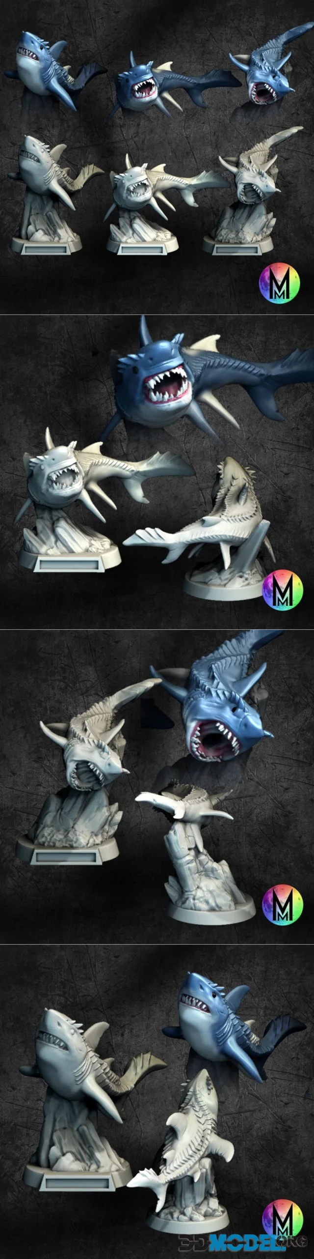 Moonlight Minis - Glacier Sharks – Printable