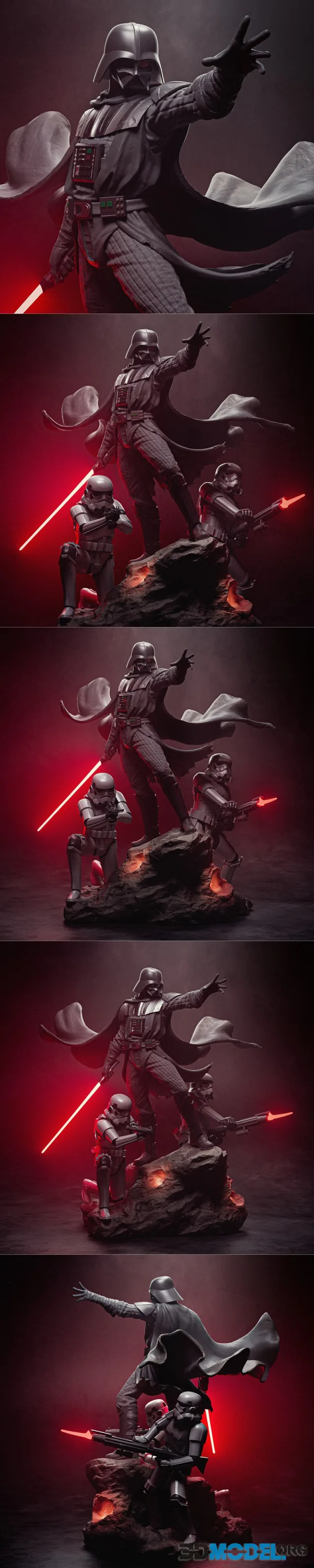 Ca 3d Studios - Darth Vader Diorama – Printable