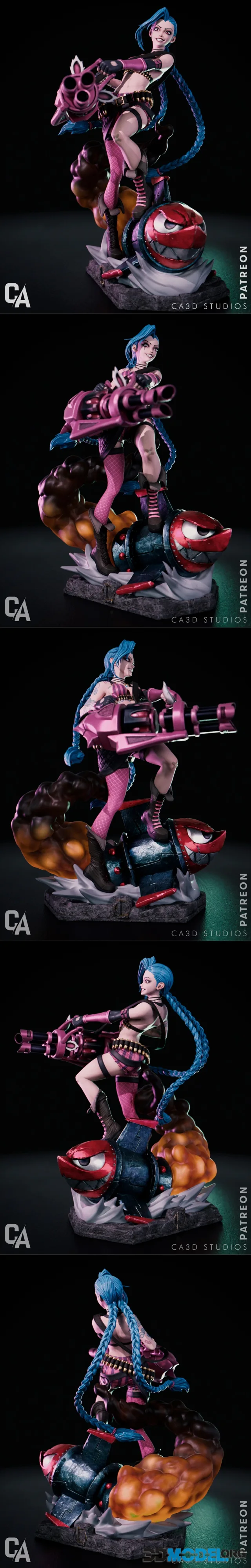 Ca 3d Studios - Jinx – Printable