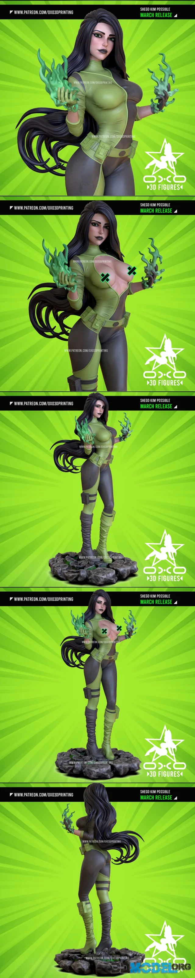 OXO3D - Shego – Printable