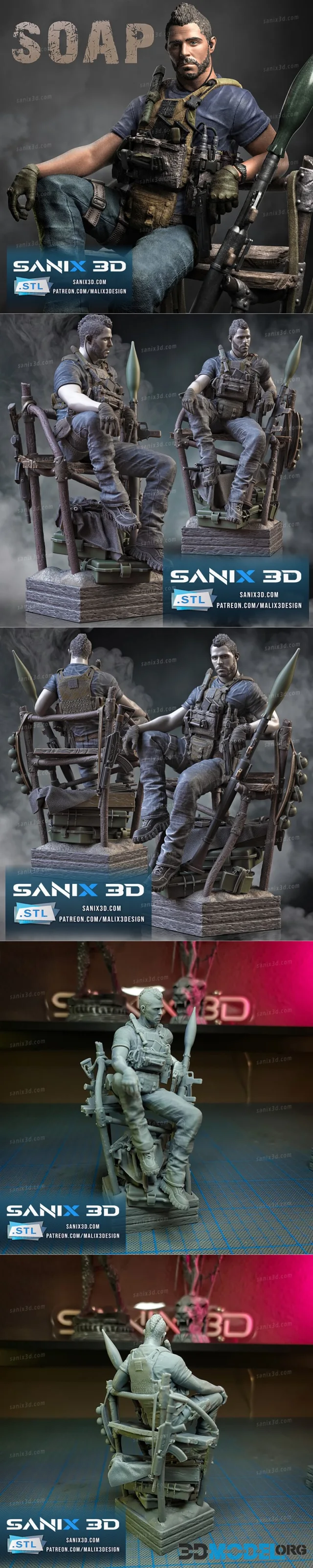 Sanix - Soap (Call of Duty) – Printable