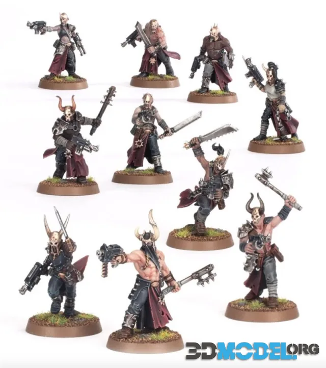Blackstone Fortress Melee Cultist – Printable