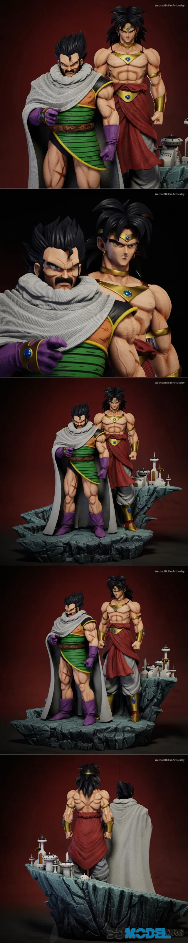 Broly and Paragus – Printable