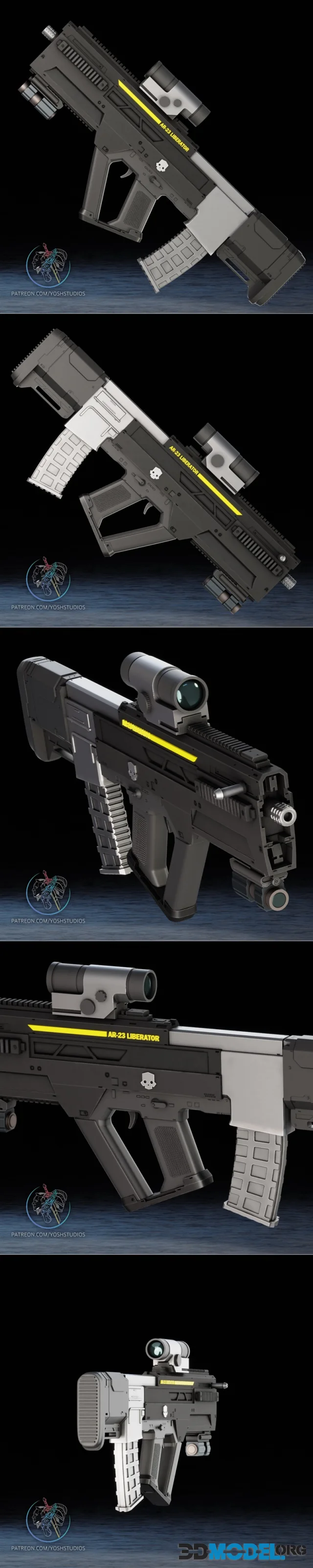 Helldiver AR-23 Gun – Printable