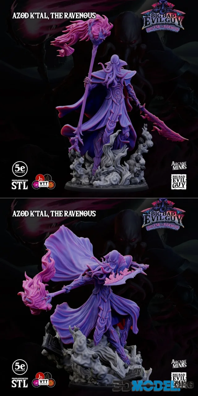 Azod Ktal The Ravenous V1 – Printable