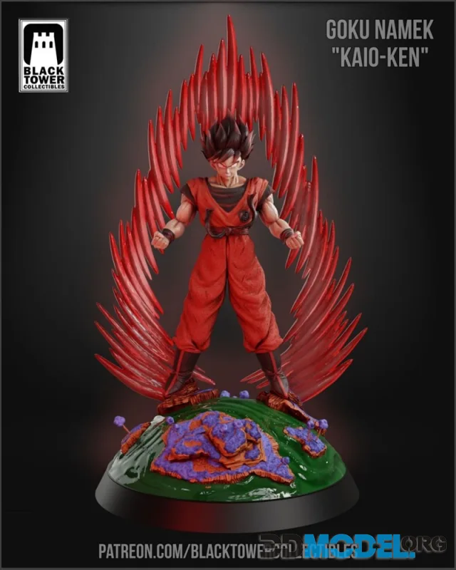 Black Tower Collectibles - Goku Kaioken – Printable