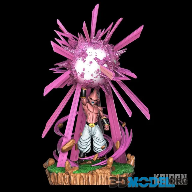 Kaidan - Kid Buu x Planet Burst – Printable
